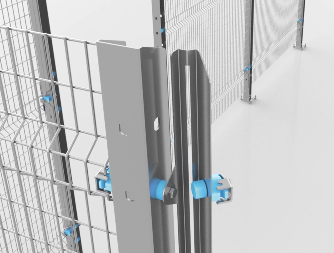 Protezioni Perimetrali Satech - Accessori BlueGuard_Angolo variabile