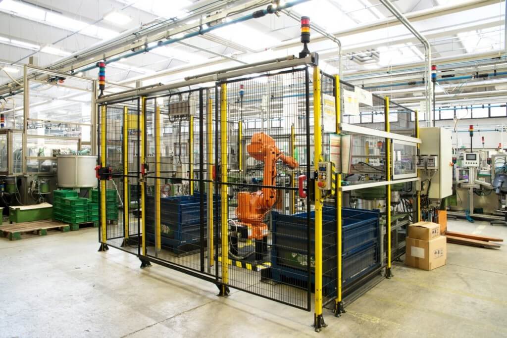 Polytech Robot Protection Protections grillagées pour robots industriels | Satech Safety