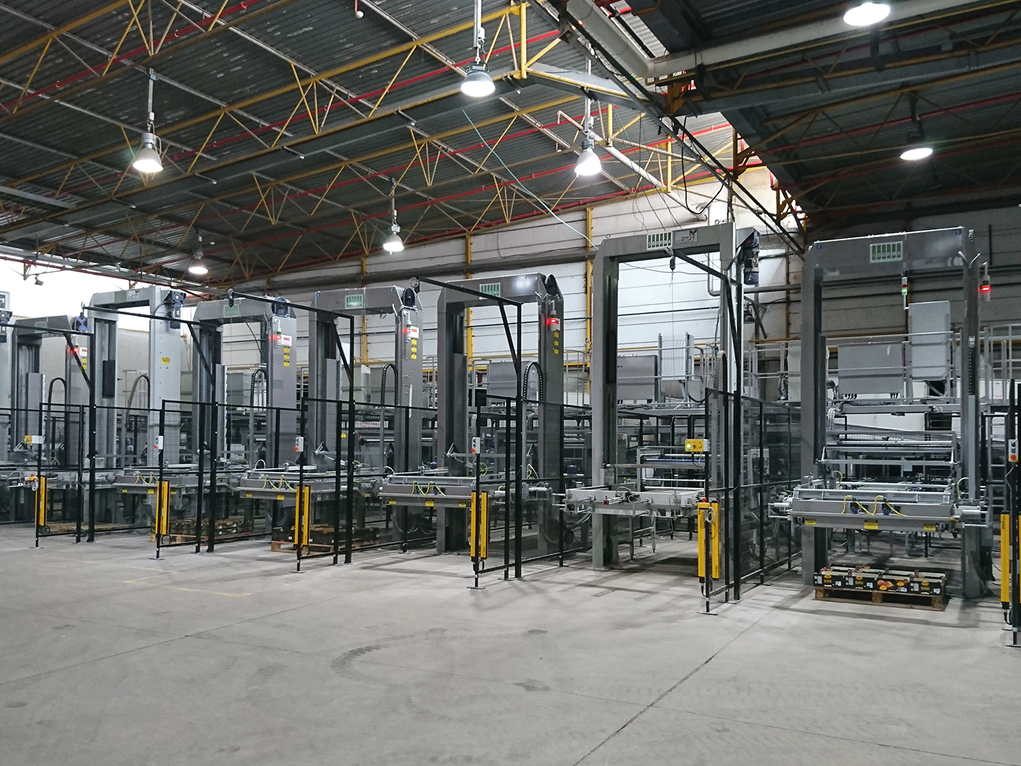 An installation picture of Satech FastGuard Safety Perimeter Safety Fences