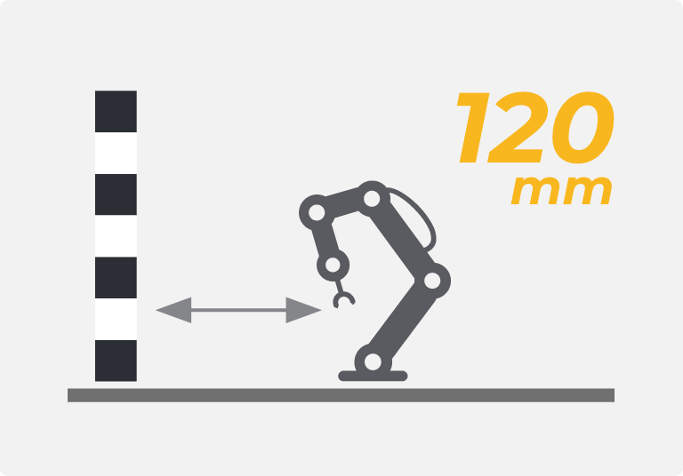 Distances réduites, gain de place
