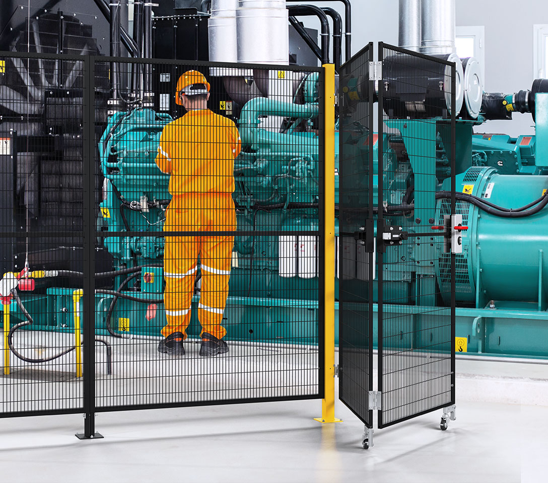 Photos de Portes de sécurité cloisons grillagées